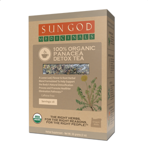 Panacea Detox Organic Herbal Tea - Sun God Medicinals