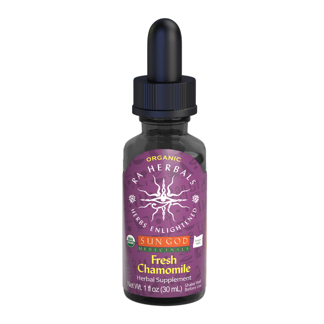 Ra Herbals Certified Organic Fresh Chamomile Tincture - Sun God Medicinals