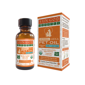 Organic Heka Relief Hemp Pet Oil - Sun God Medicinals