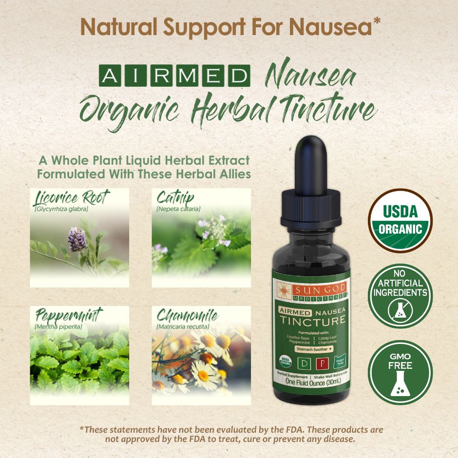 Airmed Digestion Herbal Tincture - Sun God Medicinals
