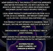 Blue Nerds - THCA: 21.47% - Hybrid - Exotic Hemp Flower