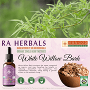 Ra Herbals Certified Organic White Willow Bark Tincture