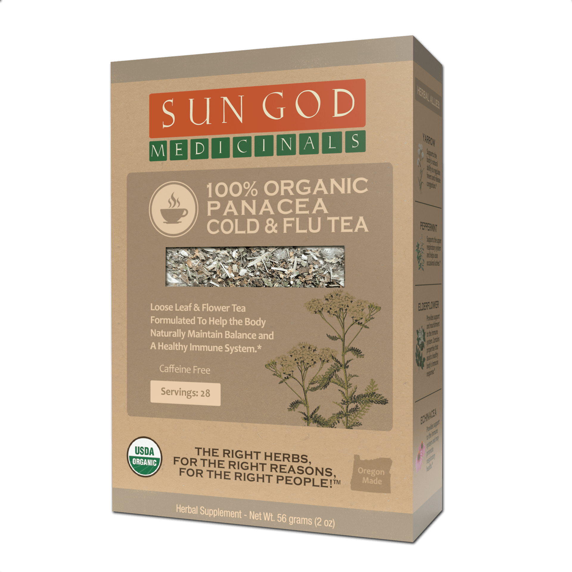 Panacea Cold Season Organic Herbal Tea — Other