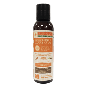 Heka Hemp Massage Oil - 4 oz. - Sun God Medicinals