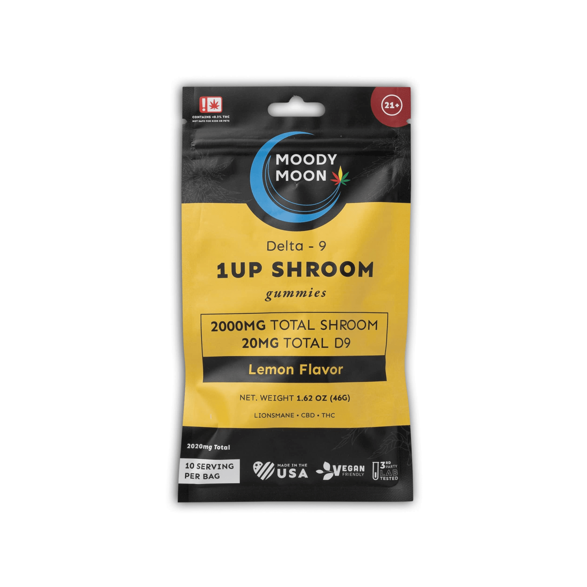 One UP Shroom Gummies (1:25) -  D9 + CBD