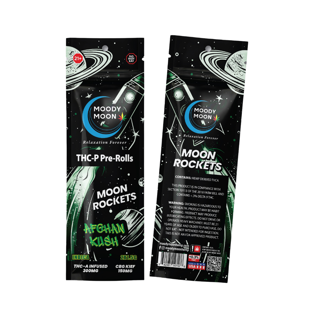 THCA MoonRockets with Kief - 1.5 Gram x 2 Count