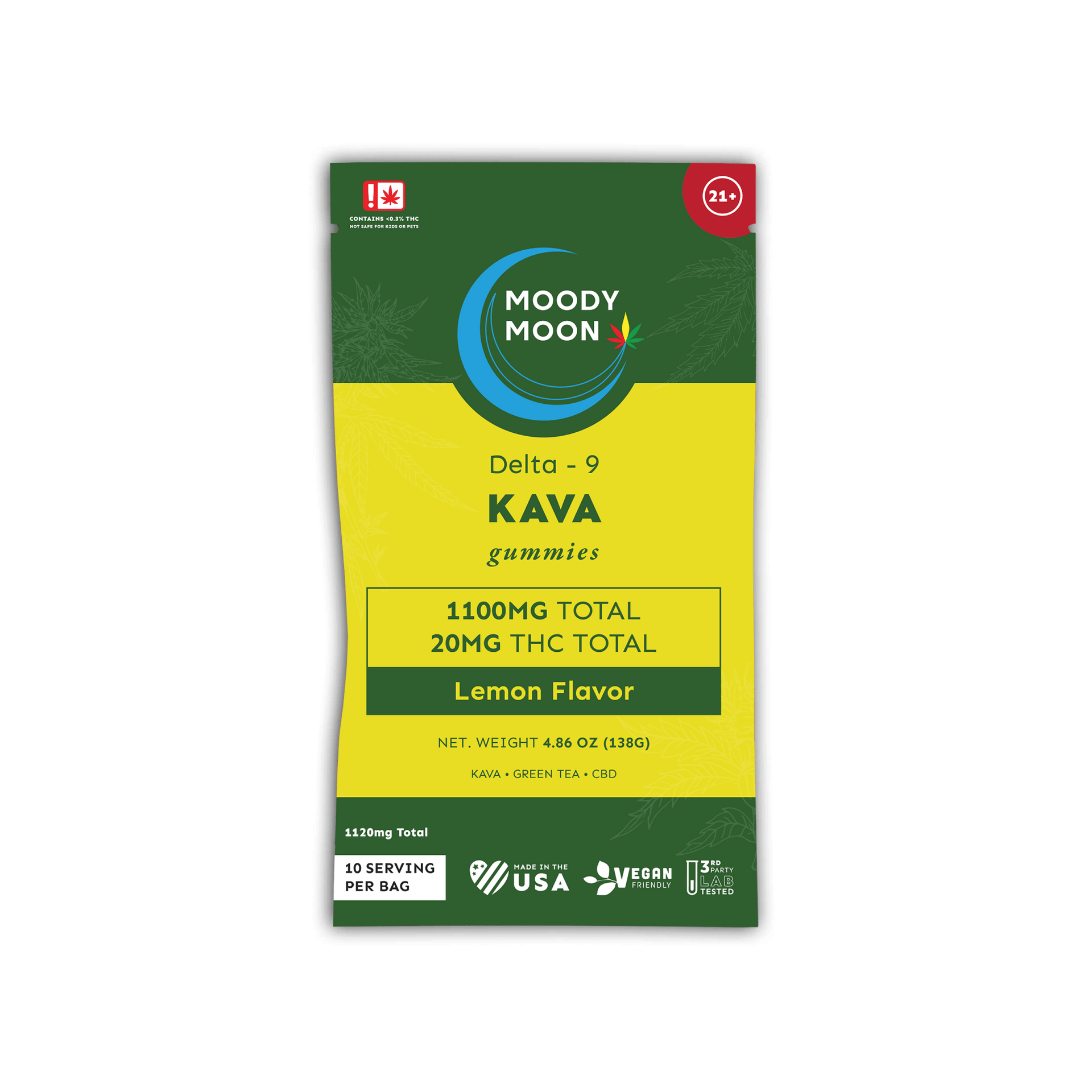 Kava Gummies (1:25) - D9 + Kava