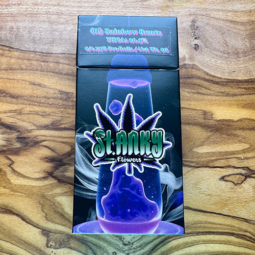 St. Anky Flowers Pre-Roll Pack - Rainbow Runtz - THCA: 26.52% - Hybrid - Exotic Hemp Flower