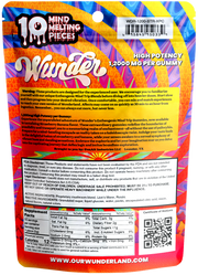 Wunder High Potency Mushroom Gummies — Strawnana (12,000 mg blend)
