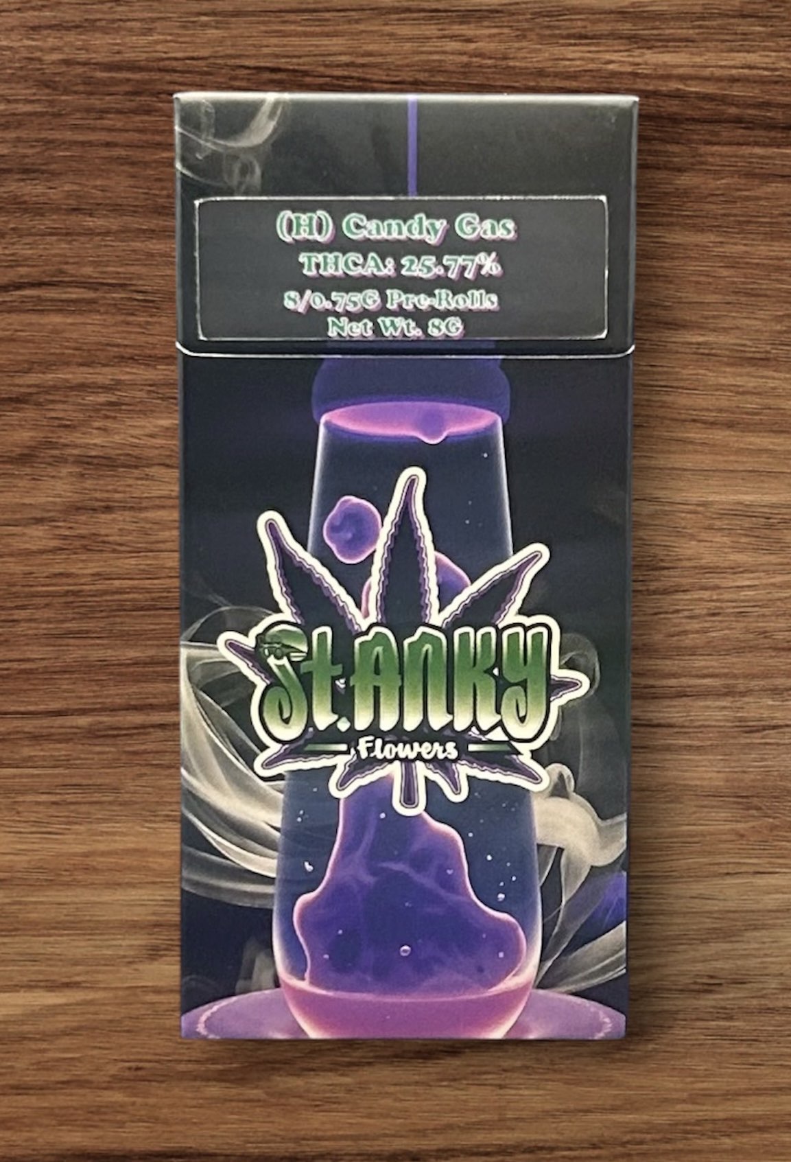 St. Anky Flowers Pre-Roll Pack - Candy Gas - THCA: 25.77% - Hybrid - Exotic Hemp Flower