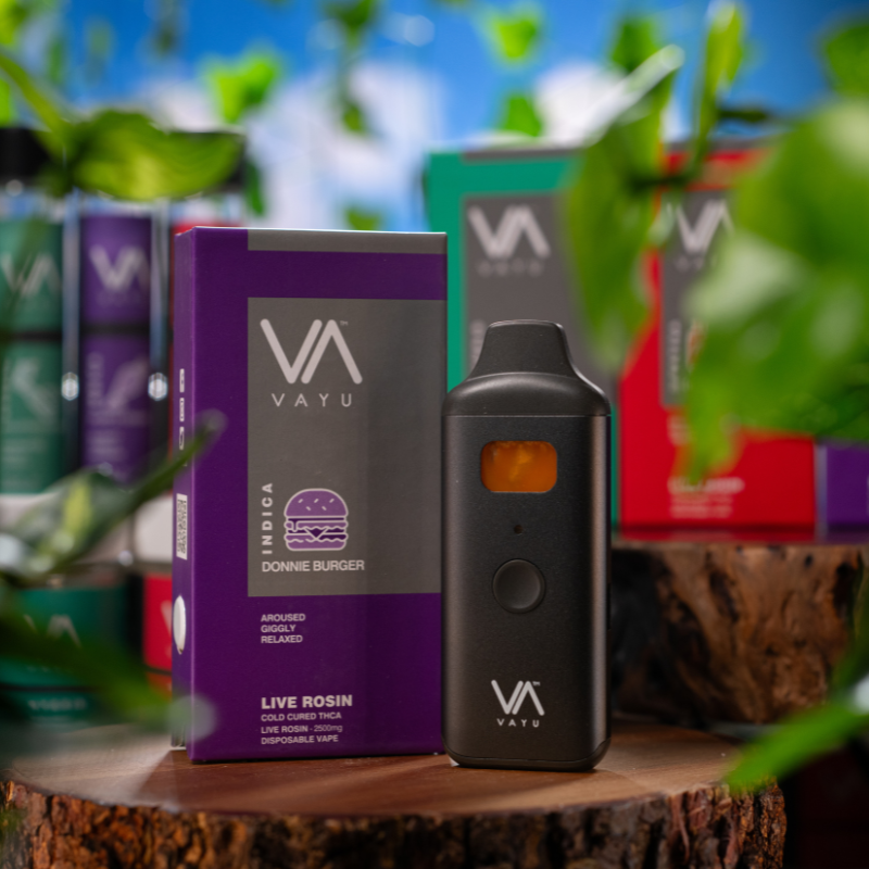 Donnie Burger - Indica - Cold Cured THCA Live Rosin - 2.5G Disposable Vape