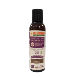Hercules Hemp Massage Oil - 4 oz. - Sun God Medicinals