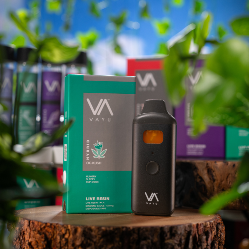 OG Kush - Hybrid - Live Resin THCA Diamond Sauce - Disposable Vapes