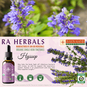 Ra Herbals Certified Organic Hyssop Tincture