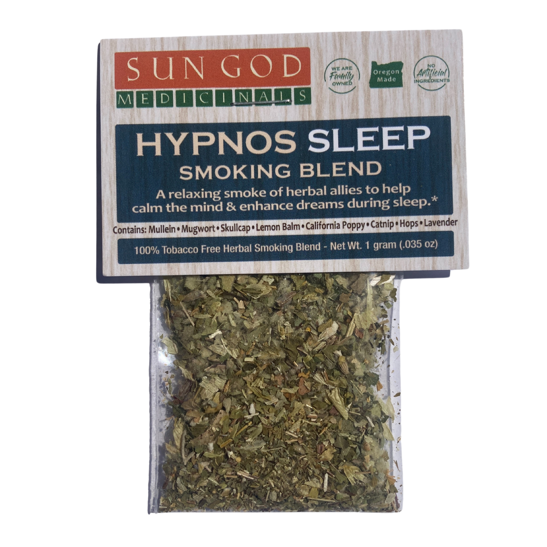 Hypnos Herbal Smoking Blend - Sun God Medicinals